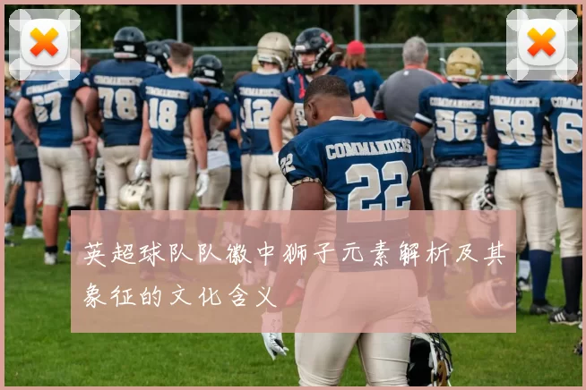英超球队队徽中狮子元素解析及其象征的文化含义