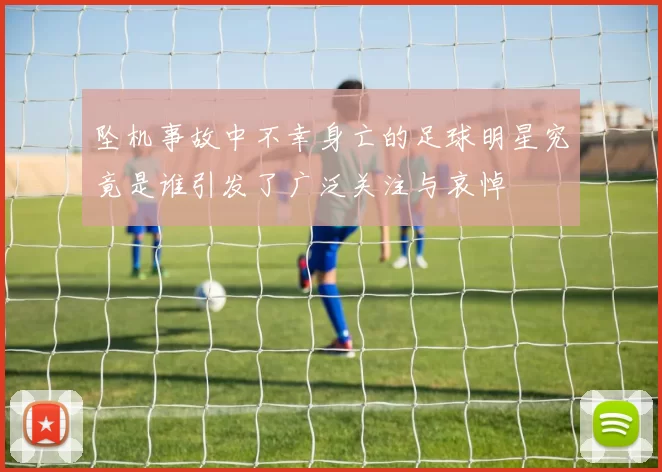 坠机事故中不幸身亡的足球明星究竟是谁引发了广泛关注与哀悼
